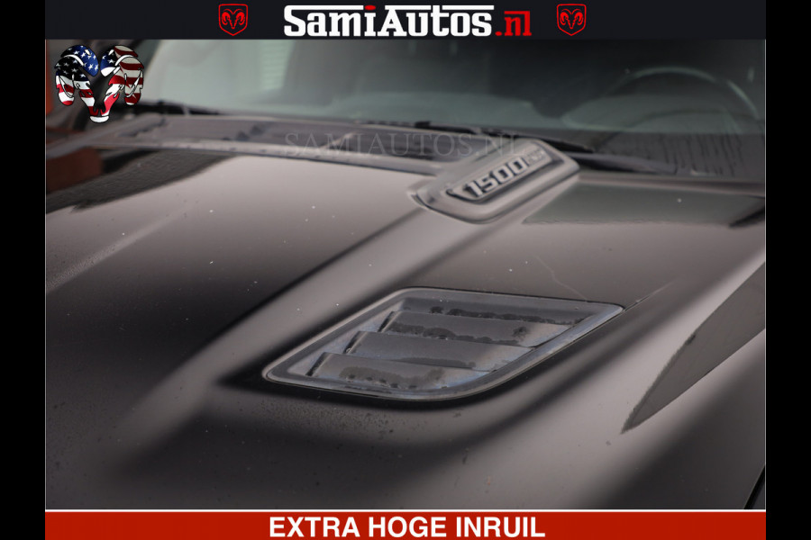 Dodge Ram 1500 SPORT 5.7 V8 HEMI | HUIF | 4x4 | OPEN UITLAAT KLEP | PANORAMA DAK | CREW CAB | 5 PERSOONS DUBBELE CABINE DC | GRIJSKENTEKEN |