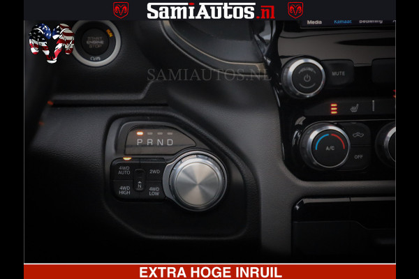 Dodge Ram 1500 SPORT 5.7 V8 HEMI | HUIF | 4x4 | OPEN UITLAAT KLEP | PANORAMA DAK | CREW CAB | 5 PERSOONS DUBBELE CABINE DC | GRIJSKENTEKEN |