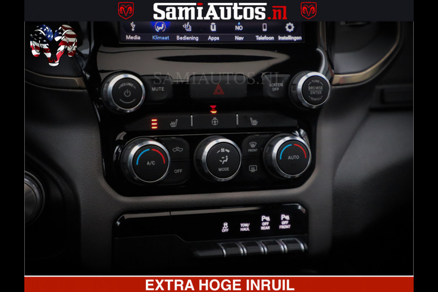 Dodge Ram 1500 SPORT 5.7 V8 HEMI | HUIF | 4x4 | OPEN UITLAAT KLEP | PANORAMA DAK | CREW CAB | 5 PERSOONS DUBBELE CABINE DC | GRIJSKENTEKEN |