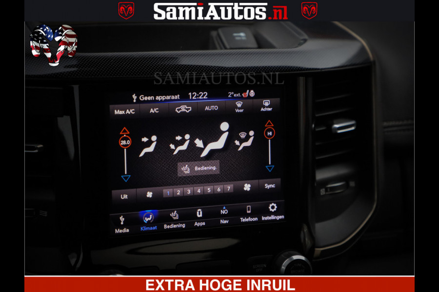 Dodge Ram 1500 SPORT 5.7 V8 HEMI | HUIF | 4x4 | OPEN UITLAAT KLEP | PANORAMA DAK | CREW CAB | 5 PERSOONS DUBBELE CABINE DC | GRIJSKENTEKEN |
