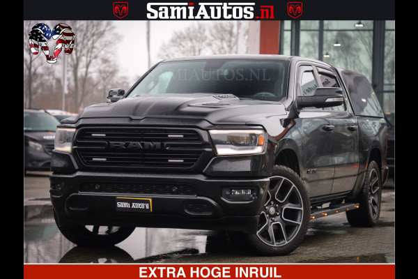 Dodge Ram 1500 SPORT 5.7 V8 HEMI | HUIF | 4x4 | OPEN UITLAAT KLEP | PANORAMA DAK | CREW CAB | 5 PERSOONS DUBBELE CABINE DC | GRIJSKENTEKEN |