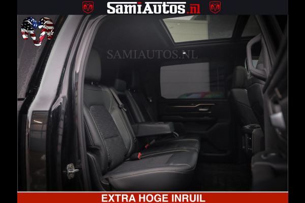Dodge Ram 1500 SPORT 5.7 V8 HEMI | HUIF | 4x4 | OPEN UITLAAT KLEP | PANORAMA DAK | CREW CAB | 5 PERSOONS DUBBELE CABINE DC | GRIJSKENTEKEN |