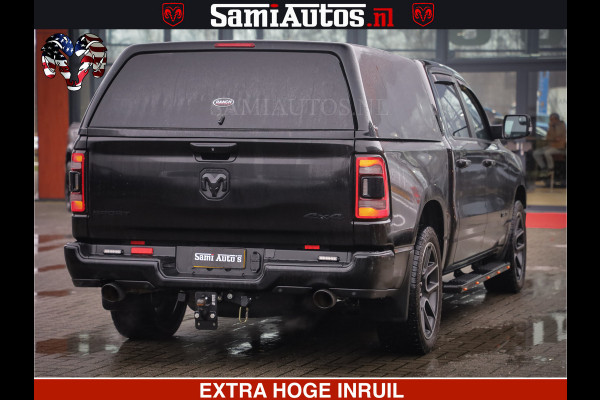 Dodge Ram 1500 SPORT 5.7 V8 HEMI | HUIF | 4x4 | OPEN UITLAAT KLEP | PANORAMA DAK | CREW CAB | 5 PERSOONS DUBBELE CABINE DC | GRIJSKENTEKEN |
