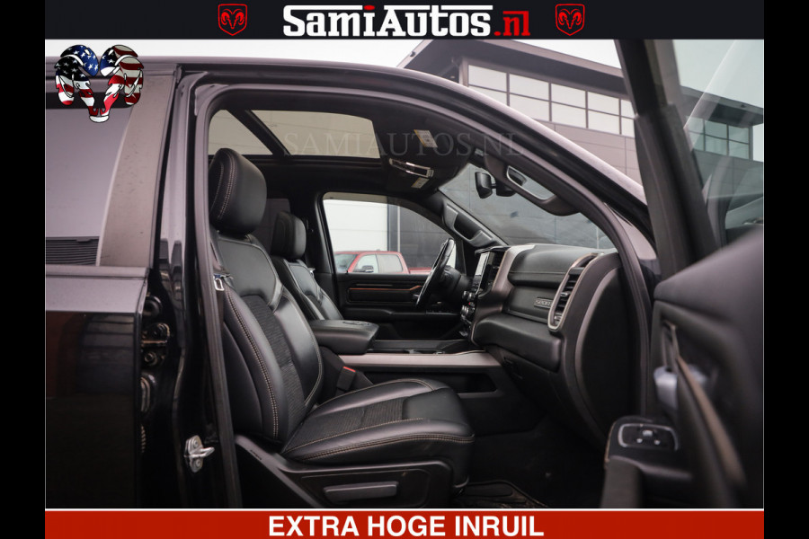 Dodge Ram 1500 SPORT 5.7 V8 HEMI | HUIF | 4x4 | OPEN UITLAAT KLEP | PANORAMA DAK | CREW CAB | 5 PERSOONS DUBBELE CABINE DC | GRIJSKENTEKEN |
