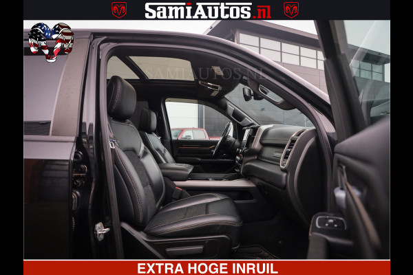 Dodge Ram 1500 SPORT 5.7 V8 HEMI | HUIF | 4x4 | OPEN UITLAAT KLEP | PANORAMA DAK | CREW CAB | 5 PERSOONS DUBBELE CABINE DC | GRIJSKENTEKEN |