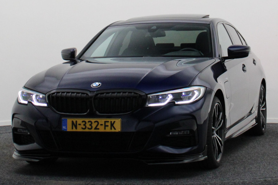 BMW 3-serie 320e Business Edition Plus M Sport Laser LED, Leer, Schuif-/kanteldak, Apple Carplay, Trekhaak elektr., 19"