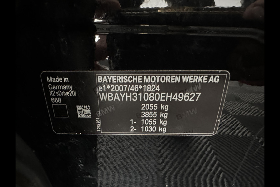 BMW X2 sDrive20i High Executive Aut. *HEAD-UP | LUXURY-LEATHER | FULL-LED | HEATED-COMFORTSEATS | NAVI-FULLMAP | DAB+ | ECC | PDC | CRUISE | 17''ALU*