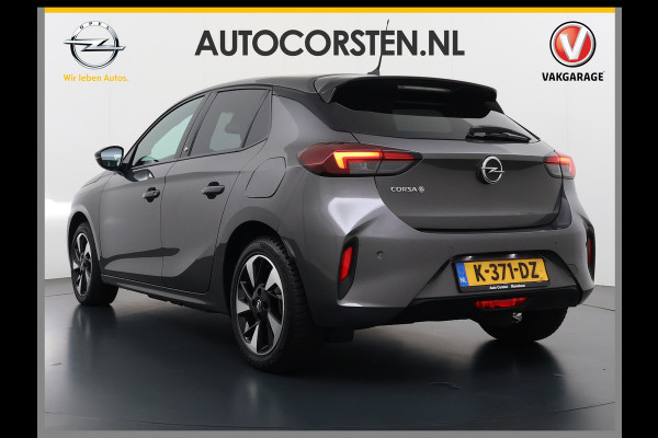 Opel CORSA-E GS Line 50kWh Apple Carplay Android Auto Stoel+Stuurverwarming Navi Ecc Cruise Control SOH 88% Lmv Privacy Glas Led Keyless Regen-Lichtsensor Sportstoelen Verkeersbord detectie Origineel Nederlandse Auto in de sportieve GS uitvoering
