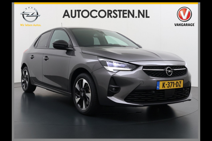 Opel CORSA-E GS Line 50kWh Apple Carplay Android Auto Stoel+Stuurverwarming Navi Ecc Cruise Control SOH 88% Lmv Privacy Glas Led Keyless Regen-Lichtsensor Sportstoelen Verkeersbord detectie Origineel Nederlandse Auto in de sportieve GS uitvoering