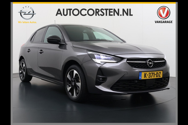Opel CORSA-E GS Line 50kWh Apple Carplay Android Auto Stoel+Stuurverwarming Navi Ecc Cruise Control SOH 88% Lmv Privacy Glas Led Keyless Regen-Lichtsensor Sportstoelen Verkeersbord detectie Origineel Nederlandse Auto in de sportieve GS uitvoering