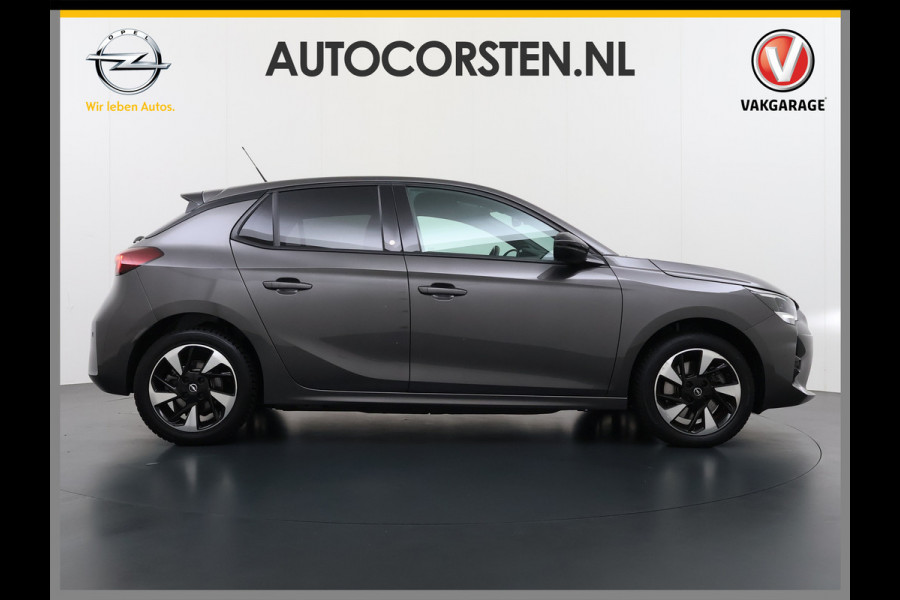 Opel CORSA-E GS Line 50kWh Apple Carplay Android Auto Stoel+Stuurverwarming Navi Ecc Cruise Control SOH 88% Lmv Privacy Glas Led Keyless Regen-Lichtsensor Sportstoelen Verkeersbord detectie Origineel Nederlandse Auto in de sportieve GS uitvoering