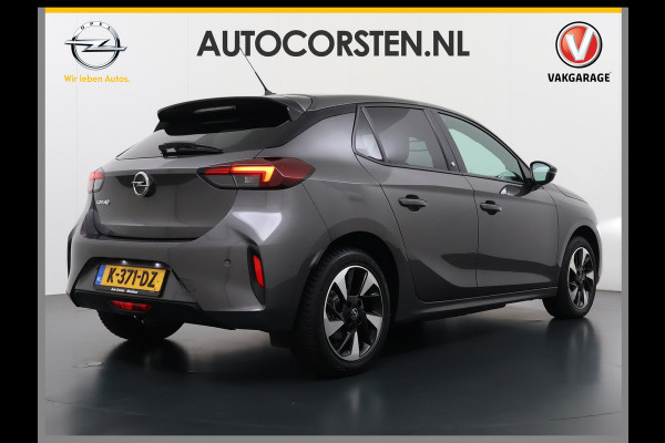 Opel CORSA-E GS Line 50kWh Apple Carplay Android Auto Stoel+Stuurverwarming Navi Ecc Cruise Control SOH 88% Lmv Privacy Glas Led Keyless Regen-Lichtsensor Sportstoelen Verkeersbord detectie Origineel Nederlandse Auto in de sportieve GS uitvoering