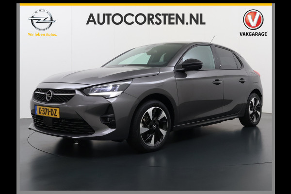 Opel CORSA-E GS Line 50kWh Apple Carplay Android Auto Stoel+Stuurverwarming Navi Ecc Cruise Control SOH 88% Lmv Privacy Glas Led Keyless Regen-Lichtsensor Sportstoelen Verkeersbord detectie Origineel Nederlandse Auto in de sportieve GS uitvoering