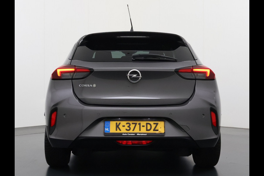 Opel CORSA-E GS Line 50kWh Apple Carplay Android Auto Stoel+Stuurverwarming Navi Ecc Cruise Control SOH 88% Lmv Privacy Glas Led Keyless Regen-Lichtsensor Sportstoelen Verkeersbord detectie Origineel Nederlandse Auto in de sportieve GS uitvoering