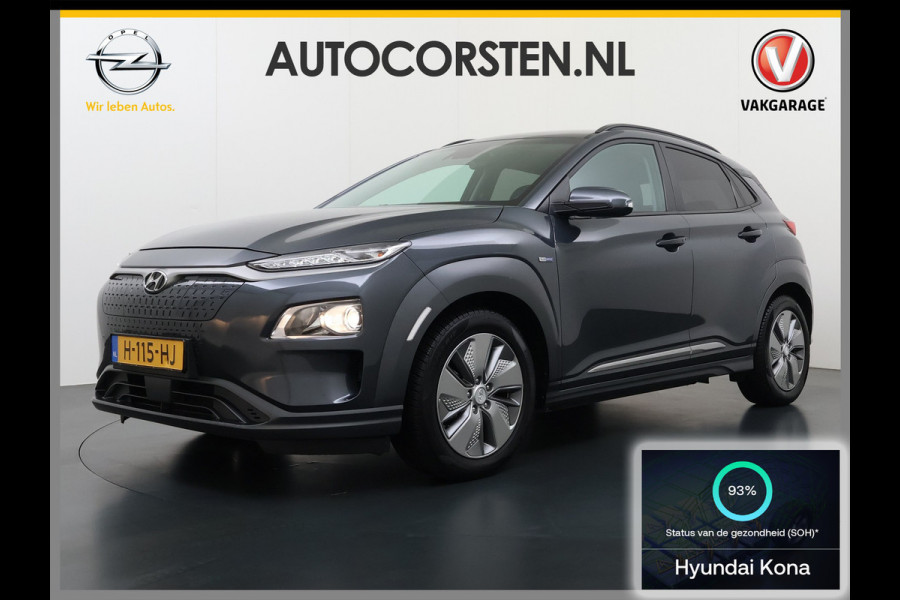 Hyundai Kona EV 64kWh Fase 3 Warmtepomp Adap.Cruise Camera Navi Ecc Apple Carplay Android Auto Pdc Krell®-Audio Fashion SOH 93% Dodehoek detector Rijstrooksensor Led Privacy Glas Keyless Lmv 17" 1e Eigenaar Origineel Nederlandse Auto