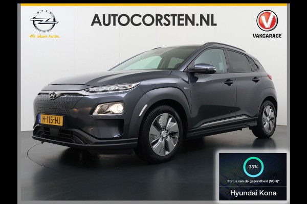 Hyundai Kona EV 64kWh Fase 3 Warmtepomp Adap.Cruise Camera Navi Ecc Apple Carplay Android Auto Pdc Krell®-Audio Fashion SOH 93% Dodehoek detector Rijstrooksensor Led Privacy Glas Keyless Lmv 17" 1e Eigenaar Origineel Nederlandse Auto