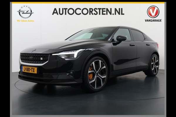 Polestar 2 Long Range PERFORMANCE Dual Motor AWD Launch Edition 78kWh Adap.Cruise Pano-Dak Harman&Kardon®-Audio Leder-Alcantara Navi Ecc Ap SOH 91% 4WD Stuur-Stoel-Achterbankverwarming Elek.Achterklep Privacy Glas Lmv 20" Led Dodehoekdetectie Rijstrooksensor Wifi 1e Eigenaar Origineel Nederlandse Auto