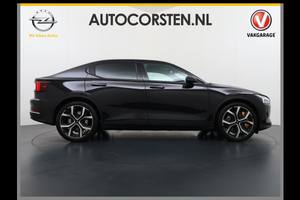 Polestar 2 Long Range PERFORMANCE Dual Motor AWD Launch Edition 78kWh Adap.Cruise Pano-Dak Harman&Kardon®-Audio Leder-Alcantara Navi Ecc Ap SOH 91% 4WD Stuur-Stoel-Achterbankverwarming Elek.Achterklep Privacy Glas Lmv 20" Led Dodehoekdetectie Rijstrooksensor Wifi 1e Eigenaar Origineel Nederlandse Auto