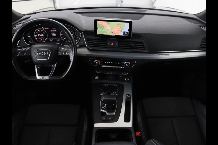 Audi Q5 55 TFSIe quattro S Line | Panoramadak | Adaptive cruise | 360 Camera | Virtual Cockpit | Half leder | Carplay | Full LED | Sportstoelen | Navigatie | PHEV | Plug In
