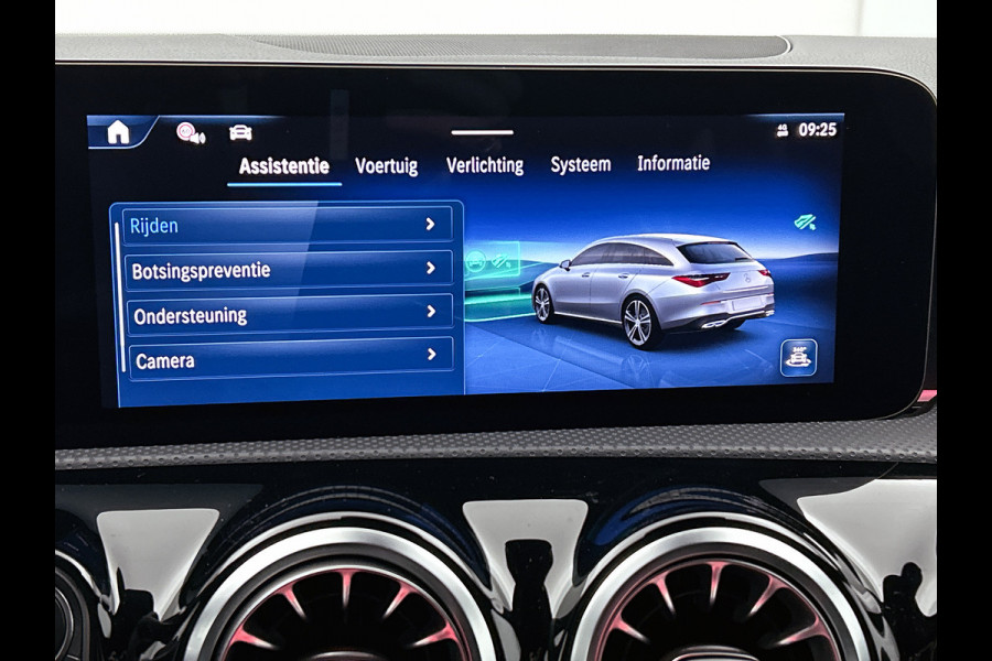 Mercedes-Benz CLA-Klasse Shooting Brake 250 e Star Edition AMG Line | Night Pakket | Sfeerverlichting | Ledkoplampen | Apple CarPlay | Keyless-Go | Inclusief 24 maanden MB Certified garantie voor Europa.