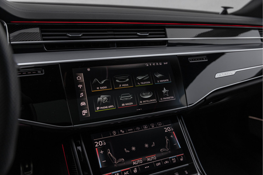 Audi S8 4.0 TFSI 571pk Quattro Keramisch B&O Advanced Nachtzicht RSE Carbon 4-Wielsturing