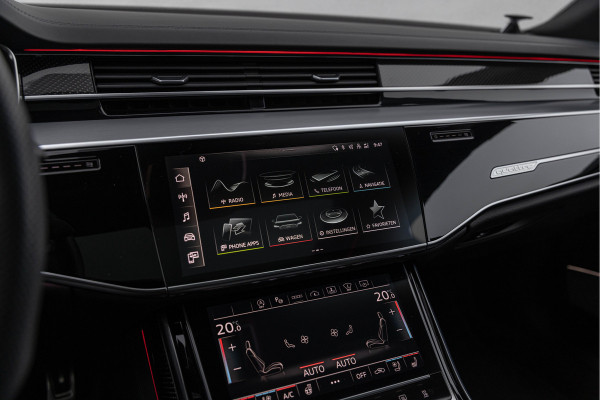 Audi S8 4.0 TFSI 571pk Quattro Keramisch B&O Advanced Nachtzicht RSE Carbon 4-Wielsturing