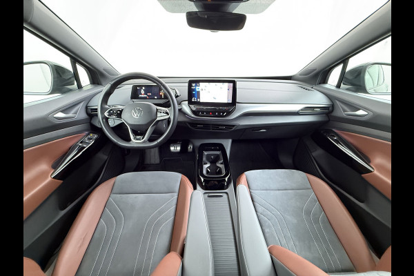 Volkswagen ID.4 204PK First 77kWh SOH 90% Leer/Alcantara Adap.Cruise Camera Apple Carplay Android Navi Ecc Pdc-a+v Lmv 20" Stoel+Stuurverwarming Led Bordherkenning Voor-Klimatisering Semi-Autopilot App-Connect E-sound Front-Assist Origineel Nederlandse Auto