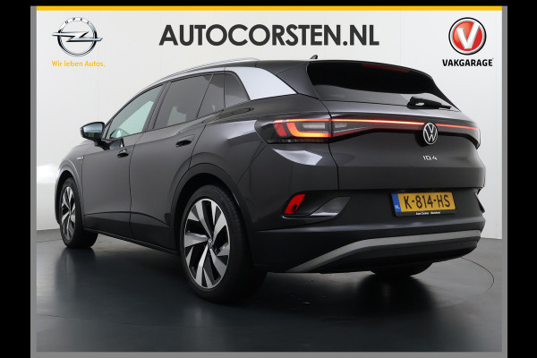 Volkswagen ID.4 204PK First 77kWh SOH 90% Leer/Alcantara Adap.Cruise Camera Apple Carplay Android Navi Ecc Pdc-a+v Lmv 20" Stoel+Stuurverwarming Led Bordherkenning Voor-Klimatisering Semi-Autopilot App-Connect E-sound Front-Assist Origineel Nederlandse Auto