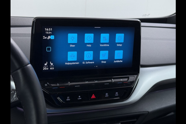 Volkswagen ID.4 204PK First 77kWh SOH 90% Leer/Alcantara Adap.Cruise Camera Apple Carplay Android Navi Ecc Pdc-a+v Lmv 20" Stoel+Stuurverwarming Led Bordherkenning Voor-Klimatisering Semi-Autopilot App-Connect E-sound Front-Assist Origineel Nederlandse Auto