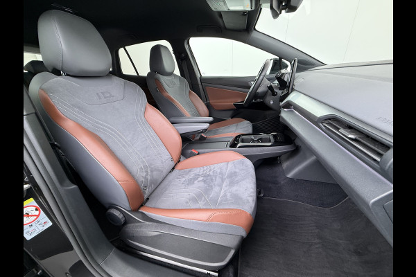 Volkswagen ID.4 204PK First 77kWh SOH 90% Leer/Alcantara Adap.Cruise Camera Apple Carplay Android Navi Ecc Pdc-a+v Lmv 20" Stoel+Stuurverwarming Led Bordherkenning Voor-Klimatisering Semi-Autopilot App-Connect E-sound Front-Assist Origineel Nederlandse Auto