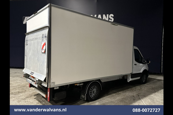 Ford Transit 2.0 TDCI 160pk Bakwagen Laadklep Euro6 Airco | Cruisecontrol | Lat om Lat betimmering Verwarmde Voorruit, Bijrijdersbank