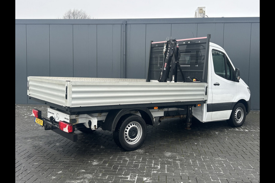 Mercedes-Benz Sprinter 3.5T 311 CDI AUTOMAAT / 22.128 KM !! / HIAB KRAAN T-CLX 013 / 1e EIG. / TREKHAAK / AIRCO / CRUISE / APPLE CARPLAY