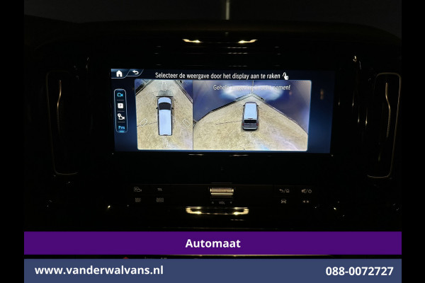 Mercedes-Benz Vito 116 CDI 164pk 9G-Tronic Automaat L2H1 Dubbele Cabine Fabrieksgarantie Euro6 Airco | 2x zijdeur | 5-Zits | 360 graden Camera | Na LED, LM velgen, 2500kg Trekhaak, Adaptieve Cruisecontrol, Parkeersensoren, Isofix, MBUX