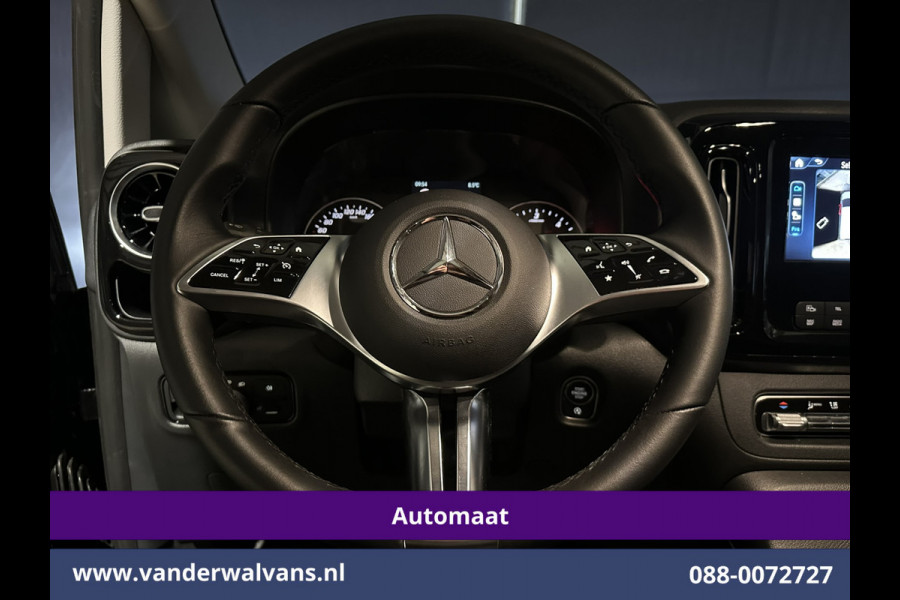 Mercedes-Benz Vito 116 CDI 164pk 9G-Tronic Automaat L2H1 Dubbele Cabine Fabrieksgarantie Euro6 Airco | 2x zijdeur | 5-Zits | 360 graden Camera | Na LED, LM velgen, 2500kg Trekhaak, Adaptieve Cruisecontrol, Parkeersensoren, Isofix, MBUX