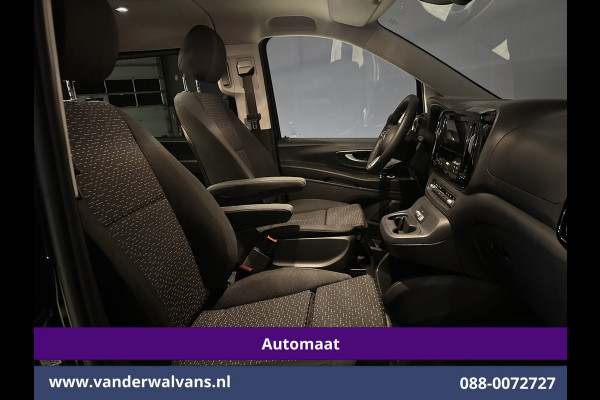 Mercedes-Benz Vito 116 CDI 164pk 9G-Tronic Automaat L2H1 Dubbele Cabine Fabrieksgarantie Euro6 Airco | 2x zijdeur | 5-Zits | 360 graden Camera | Na LED, LM velgen, 2500kg Trekhaak, Adaptieve Cruisecontrol, Parkeersensoren, Isofix, MBUX