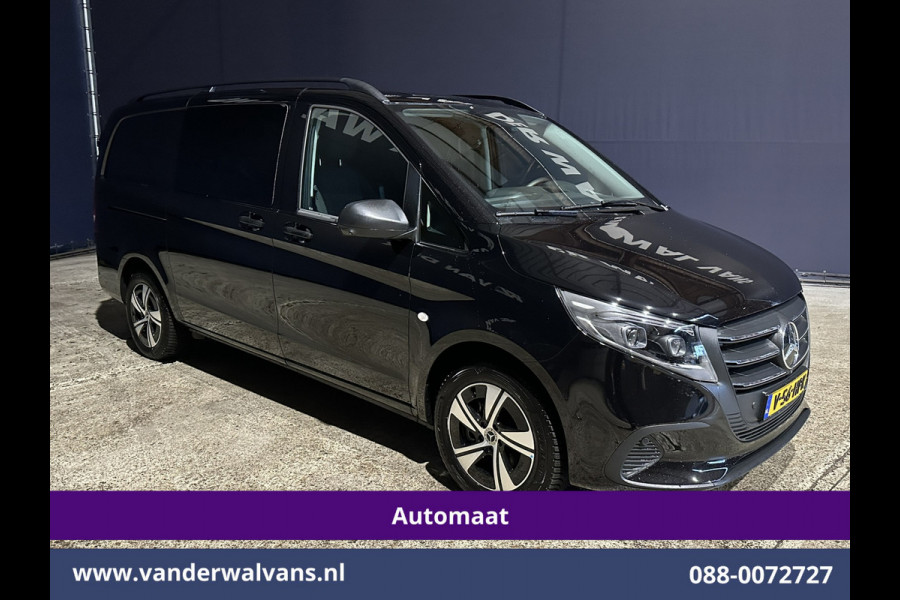 Mercedes-Benz Vito 116 CDI 164pk 9G-Tronic Automaat L2H1 Dubbele Cabine Fabrieksgarantie Euro6 Airco | 2x zijdeur | 5-Zits | 360 graden Camera | Na LED, LM velgen, 2500kg Trekhaak, Adaptieve Cruisecontrol, Parkeersensoren, Isofix, MBUX