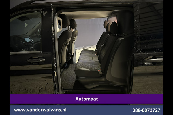 Mercedes-Benz Vito 116 CDI 164pk 9G-Tronic Automaat L2H1 Dubbele Cabine Fabrieksgarantie Euro6 Airco | 2x zijdeur | 5-Zits | 360 graden Camera | Na LED, LM velgen, 2500kg Trekhaak, Adaptieve Cruisecontrol, Parkeersensoren, Isofix, MBUX