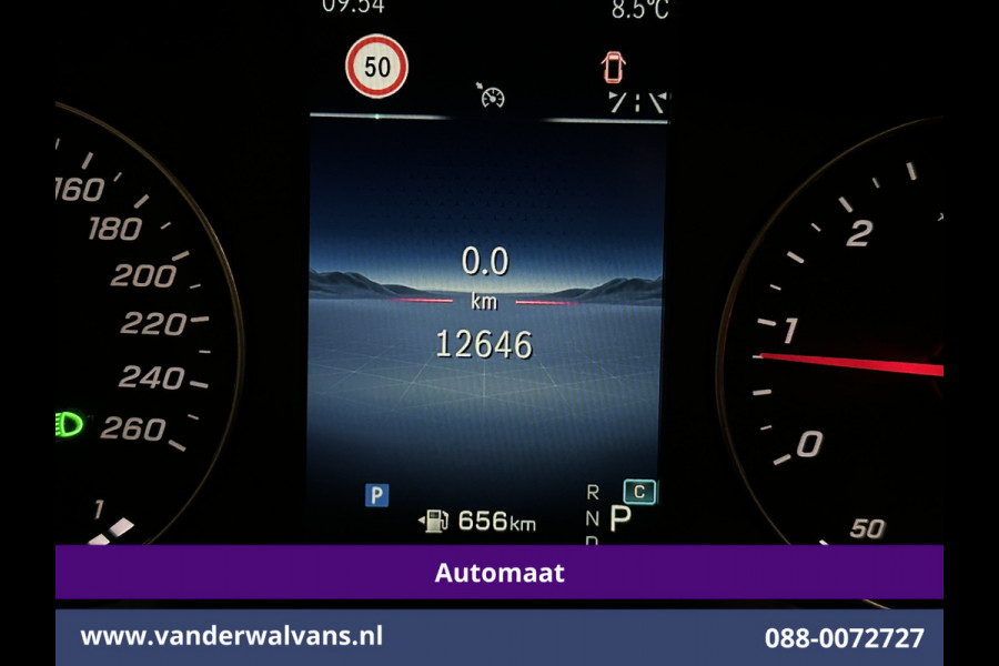 Mercedes-Benz Vito 116 CDI 164pk 9G-Tronic Automaat L2H1 Dubbele Cabine Fabrieksgarantie Euro6 Airco | 2x zijdeur | 5-Zits | 360 graden Camera | Na LED, LM velgen, 2500kg Trekhaak, Adaptieve Cruisecontrol, Parkeersensoren, Isofix, MBUX