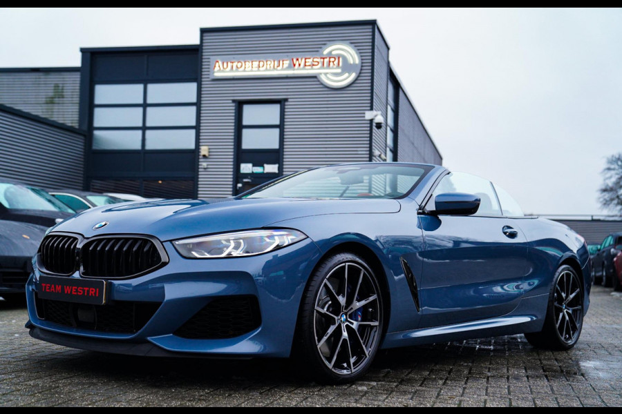 BMW 8 Serie M850i xDrive High Executive | Harman Kardon | Barcelona Blau | Adaptieve cruise | Laser LED | HuD | Stoelventilatie |