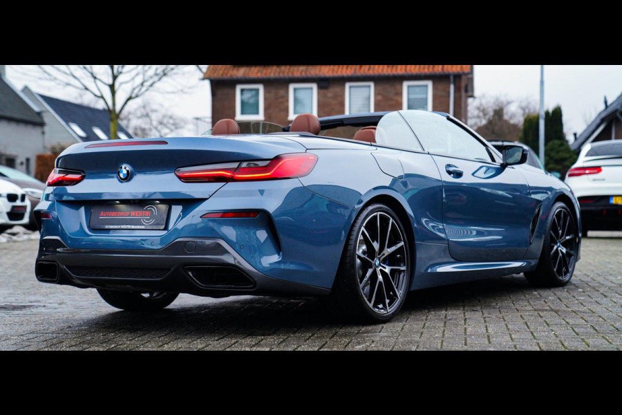 BMW 8 Serie M850i xDrive High Executive | Harman Kardon | Barcelona Blau | Adaptieve cruise | Laser LED | HuD | Stoelventilatie |