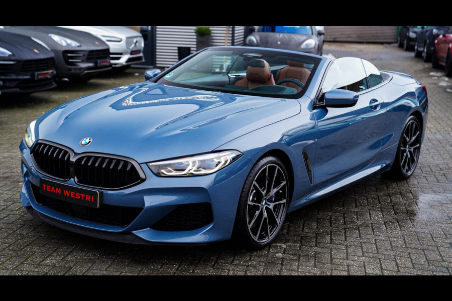 BMW 8 Serie M850i xDrive High Executive | Harman Kardon | Barcelona Blau | Adaptieve cruise | Laser LED | HuD | Stoelventilatie |