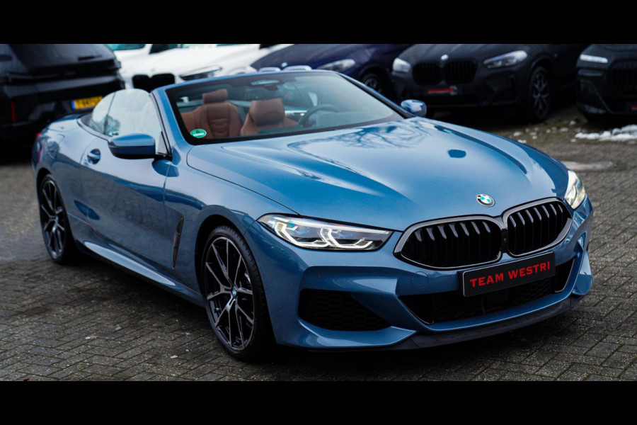 BMW 8 Serie M850i xDrive High Executive | Harman Kardon | Barcelona Blau | Adaptieve cruise | Laser LED | HuD | Stoelventilatie |