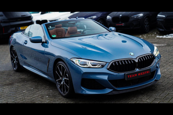 BMW 8 Serie M850i xDrive High Executive | Harman Kardon | Barcelona Blau | Adaptieve cruise | Laser LED | HuD | Stoelventilatie |