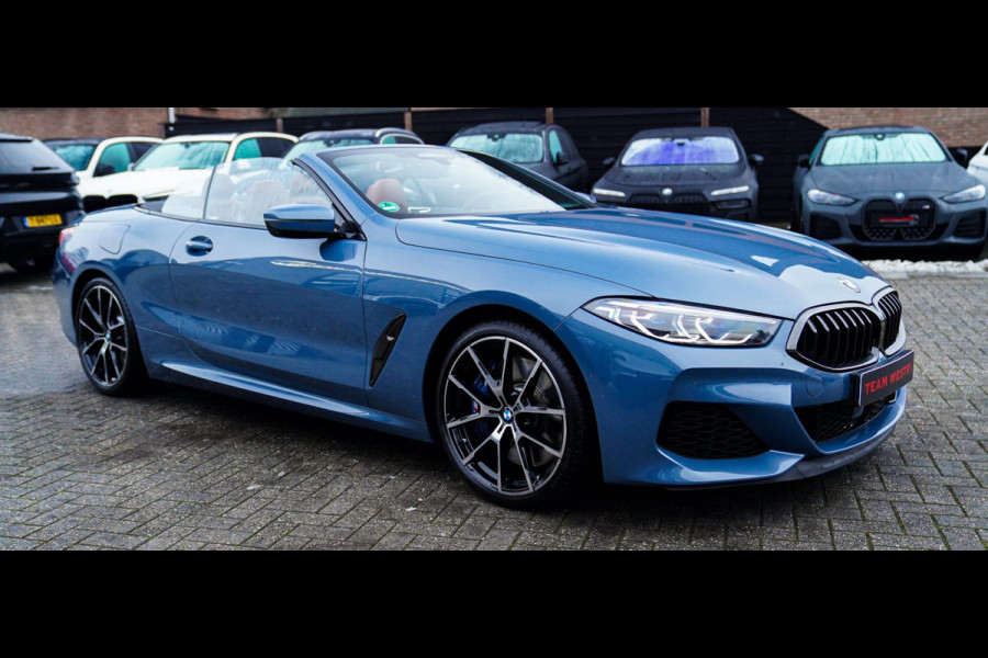 BMW 8 Serie M850i xDrive High Executive | Harman Kardon | Barcelona Blau | Adaptieve cruise | Laser LED | HuD | Stoelventilatie |