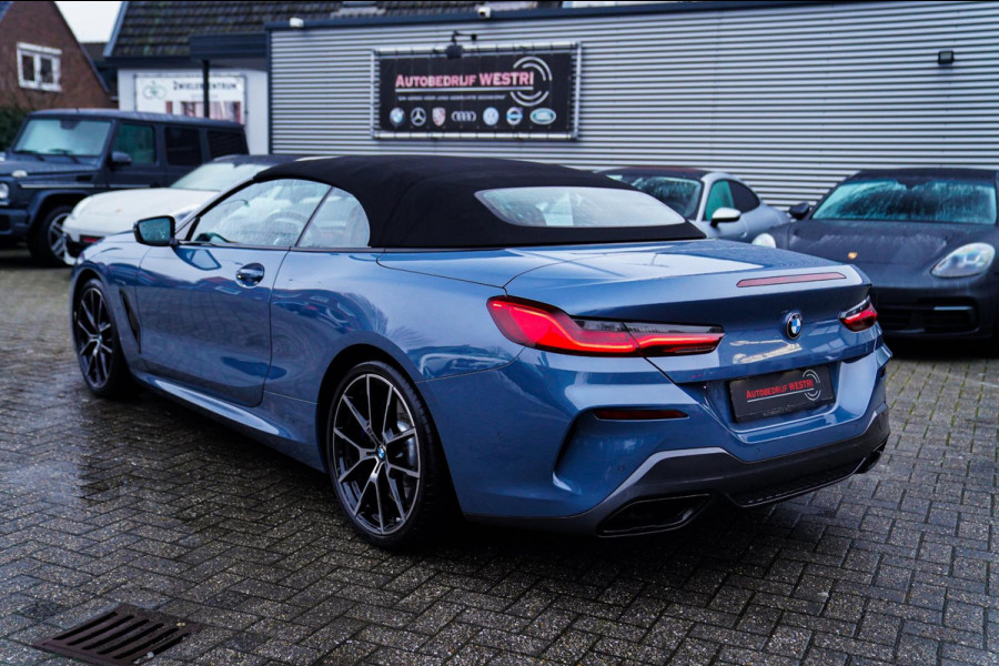 BMW 8 Serie M850i xDrive High Executive | Harman Kardon | Barcelona Blau | Adaptieve cruise | Laser LED | HuD | Stoelventilatie |