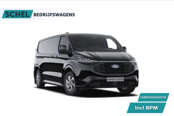 Ford Transit Custom 320 2.5 PHEV L2H1 Limited 232pk - 2x Schuifdeur - Trekhaak - Stoel/Stuuverwarming - ACC - Blindspot - Keyless - Rijklaar