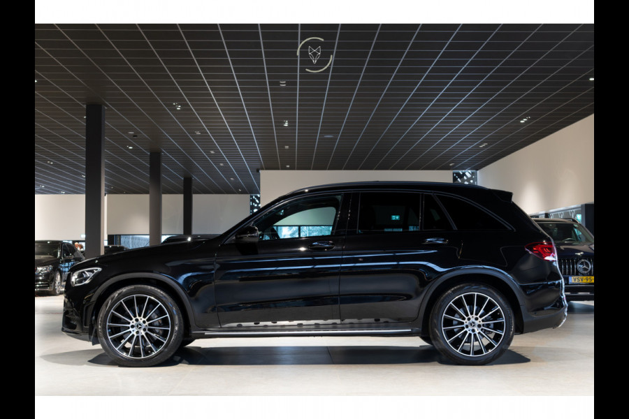 Mercedes-Benz GLC 200 4-M AMG Night|Panorama|20"|Trekhaak|MBUX|Spoorpakket|Sfeerverlichting|Treeplanken|New Service