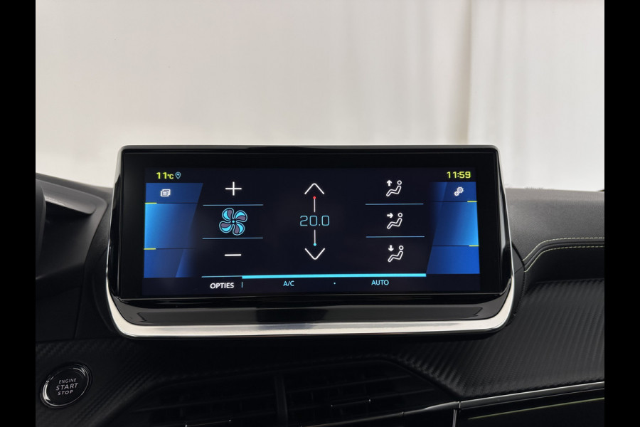 Peugeot e-208 EV GT 350 50 kWh [ 3-Fase ] {SOH-88%} (INCL.BTW) *FULL-LED | DIGI-COCKPIT | BLINDSPOT | CAMERA | LEATHER-ALCANTARA | AMBIENT-LIGHT | NAVI-FULLMAP | LANE-ASSIST | KEYLESS | DAB | CCS-FASTLOADER | HEATED-SPORTSEATS | 17''ALU