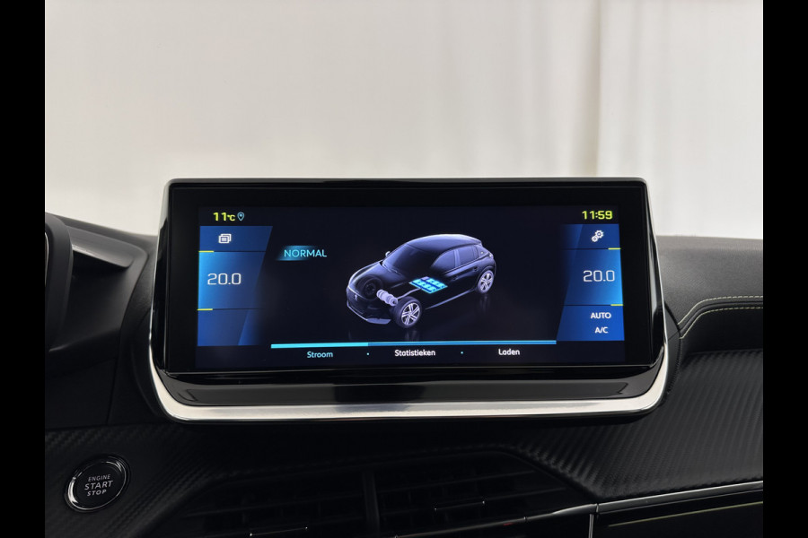 Peugeot e-208 EV GT 350 50 kWh [ 3-Fase ] {SOH-88%} (INCL.BTW) *FULL-LED | DIGI-COCKPIT | BLINDSPOT | CAMERA | LEATHER-ALCANTARA | AMBIENT-LIGHT | NAVI-FULLMAP | LANE-ASSIST | KEYLESS | DAB | CCS-FASTLOADER | HEATED-SPORTSEATS | 17''ALU