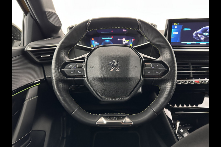 Peugeot e-208 EV GT 350 50 kWh [ 3-Fase ] {SOH-88%} (INCL.BTW) *FULL-LED | DIGI-COCKPIT | BLINDSPOT | CAMERA | LEATHER-ALCANTARA | AMBIENT-LIGHT | NAVI-FULLMAP | LANE-ASSIST | KEYLESS | DAB | CCS-FASTLOADER | HEATED-SPORTSEATS | 17''ALU